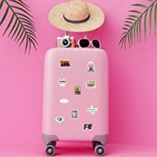Load image into Gallery viewer, Vintage Waterproof Vinyl Stickers for Laptop Luggage Scrapbook Postcard (50Pcs Stamp Style)
