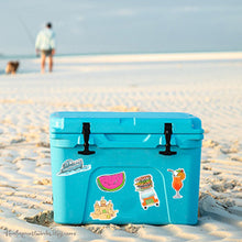 Load image into Gallery viewer, Waterproof Vsco Vinyl Stickers for Laptop Water Bottle Cooler (50 Pcs Summer Beach Style)
