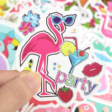 Load image into Gallery viewer, Waterproof Flamingo Vinyl Stickers Bomb Laptop Water Bottle for Vsco Girls (50Pcs/Pack)
