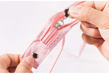 Load image into Gallery viewer, Waterproof Travel Makeup Cosmetic Bag With Zipper for Women (Blue)
