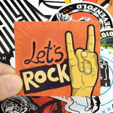 Load image into Gallery viewer, Waterproof Vinyl Stickers for Laptop Guitar Skateboard Car (100Pcs Rock Band Style)
