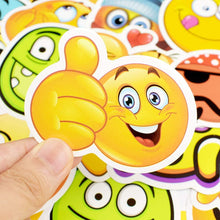 Load image into Gallery viewer, Waterproof Smile Face Vinyl Stickers Bomb Laptop Folders School Supplies (50Pcs/Pack)
