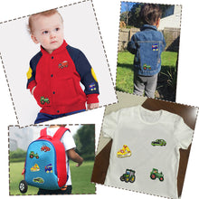 Load image into Gallery viewer, Funny Car Embroidered Iron on Patches for Kids&#39; Clothes Jackets Backpacks (7 Pcs/Pack)
