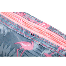 Load image into Gallery viewer, Waterproof Flamingo Cosmetic Bag Set Toiletry Storage Organizer for Women Girls(Grey)
