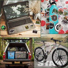 Load image into Gallery viewer, Waterproof Vinyl Stickers Pack for Water Bottle Laptop Bike DIY (50 Pcs Outdoor Adventure Style)
