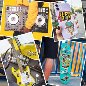 Cool Hip Hop Rap Vinyl Stickers for Teens Laptop Skateboard Water Bottle 50Pcs