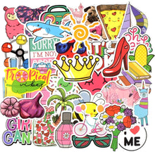 Load image into Gallery viewer, 150 Pcs Waterproof Vinyl Vsco Girls Sticker Pack for Water Bottle Laptop Phone Case
