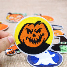 Load image into Gallery viewer, Embroidered Iron on Halloween Patches for Clothes Backpack Craft DIY Accessory (10 Pcs/Set)…
