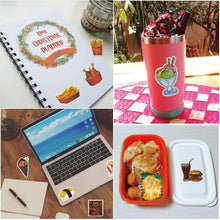 Load image into Gallery viewer, Kawaii Waterproof Food Vinyl Stickers Bomb Water Bottle Scrapbooking Fridge (50Pcs/Pack)
