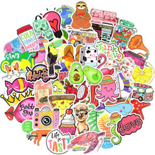 Load image into Gallery viewer, 150 Pcs Waterproof Vinyl Vsco Girls Sticker Pack for Water Bottle Laptop Phone Case
