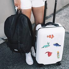 Load image into Gallery viewer, Waterproof Sea Life Vinyl Stickers Pack for Water Bottle Cooler Laptop (50Pcs Ocean Style)
