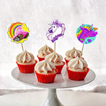 Load image into Gallery viewer, Waterproof Vinyl Stickers for Laptop Water Bottle Folders Girls Gifts (30Pcs Unicorn Style)
