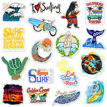 Load image into Gallery viewer, Waterproof Vsco Vinyl Stickers Pack for Water Bottle Laptop Party Favors (50 Pcs Surfing Style)
