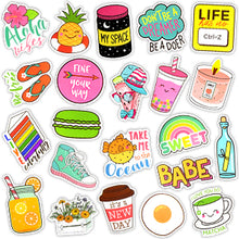 Load image into Gallery viewer, Waterproof Vinyl Vsco Stickers for Water Bottle Laptop Aesthetic Gifts(50 Pcs Cute Girl Style)
