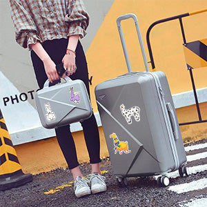 Waterproof Cute Vinyl Stickers for Water Bottle Laptop Scrapbook (50 Pcs Llama Style)