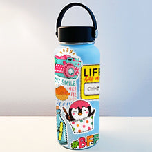 Waterproof Vinyl Vsco Stickers for Water Bottle Laptop Aesthetic Gifts(50 Pcs Cute Girl Style)