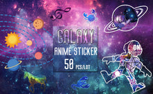 Load image into Gallery viewer, QTL Waterproof Vinyl Stickers for Laptop Skateboard Car Decal (50Pcs Galaxy Style)
