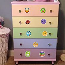 Load image into Gallery viewer, Waterproof Smile Face Vinyl Stickers Bomb Laptop Folders School Supplies (50Pcs/Pack)
