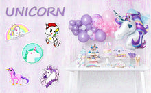 Load image into Gallery viewer, Waterproof Vinyl Stickers for Laptop Water Bottle Folders Girls Gifts (30Pcs Unicorn Style)
